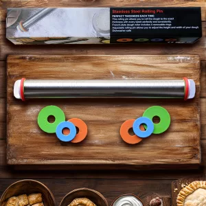 Adjustable Stainless Steel Rolling Pin