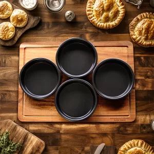 4 Pack Individual Pie and Quiche Tins
