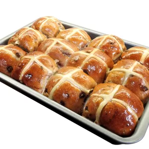 Large non stick baking tin/pan o/s 32 x 22 x 4cm / 12 x 8 x 1½in