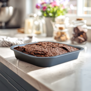 Square non stick baking tin/pan o/s 21 x 21 x 3cm / 8.5 x 8.5 x 1.5in