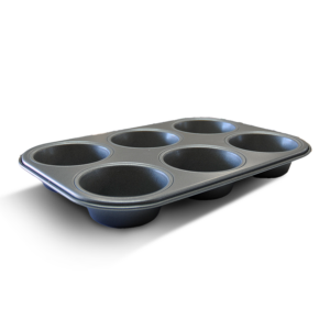 6 Cup Nonstick Muffin Tray 27 x 18 x 3cm / 10.5 x 7 x 1in