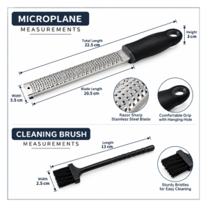 Stainless Steel Microplane Grater & Zester